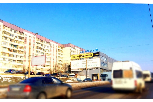 Рекламный щит проспект Строителей 37 Космос-Сити, сторона Б