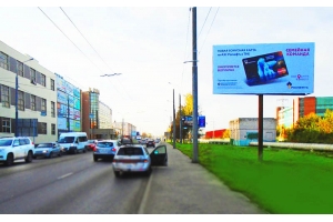 Рекламный щит улица Терновского Баумана, сторона А
