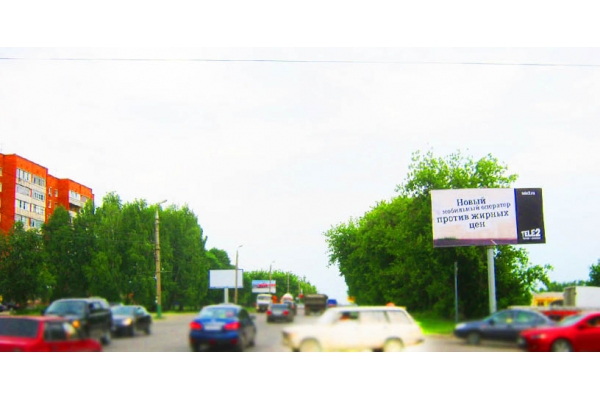 Рекламный щит улица Аустрина База Октябрьская, сторона А