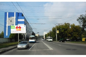 Рекламный щит улица Cвердлова Баумана, сторона Б