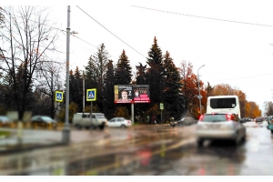 Рекламный щит Октябрьская улица 2-Московская, сторона Б