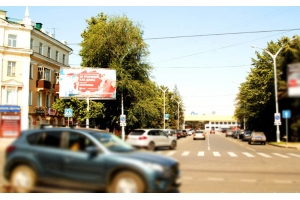 Рекламный щит Октябрьская улица 6, сторона А